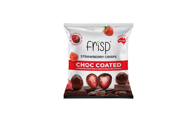 Frisp Strawberry Crisps Choc Coated