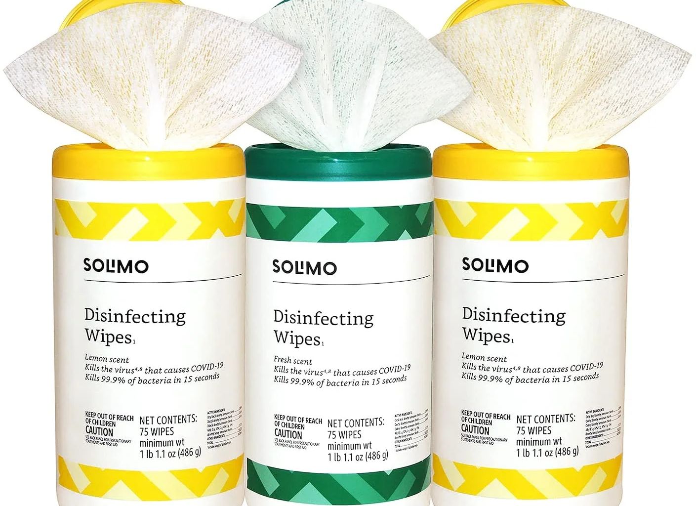 Solimo Disinfecting Wipes 3-Pack