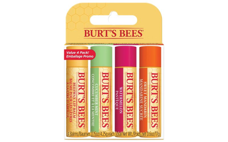 Burt's Bees Lip Balm Freshly Picked 4-Pack